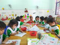 Học sinh học tại MG Minh Tân 1