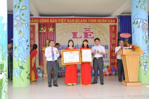 Trường MN Hoa Mai đón nhận danh hiệu đạt kiểm định chất lượng giáo dục